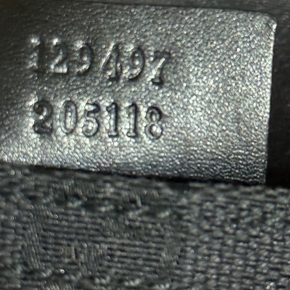 AUTH GUCCI HORSEBIT shoulder bag black pink stripe monogram stud bamboo detail - Picture 8 of 16